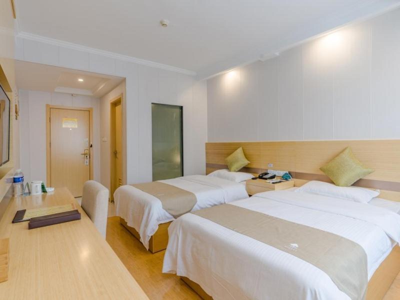 Greentree Inn Anhui Hefei High-Speed Railway South Station Baohe Avenue Government Business Hotel Buitenkant foto